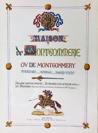 Montgomery - "Maison de Montgommerie ou de Montcommery"